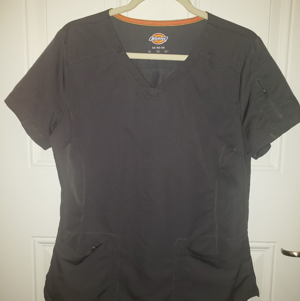 Dickies Med Gray Scrub top